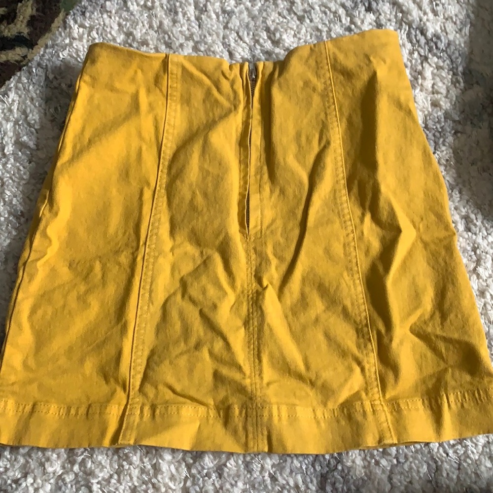 Caren Forbes jean skirt
